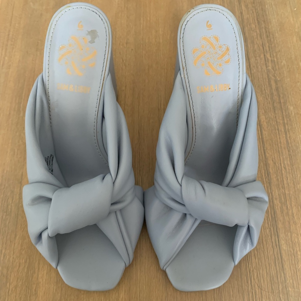 Sam & Libby Light Blue Heels